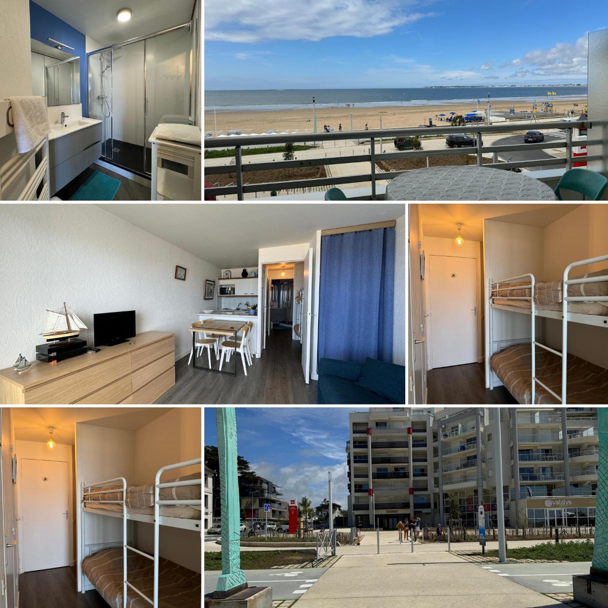 Cocon Cotier - Vue Sur Mer - Parking - Proche De La Thalasso - Terrasse بورنيشّيه المظهر الخارجي الصورة