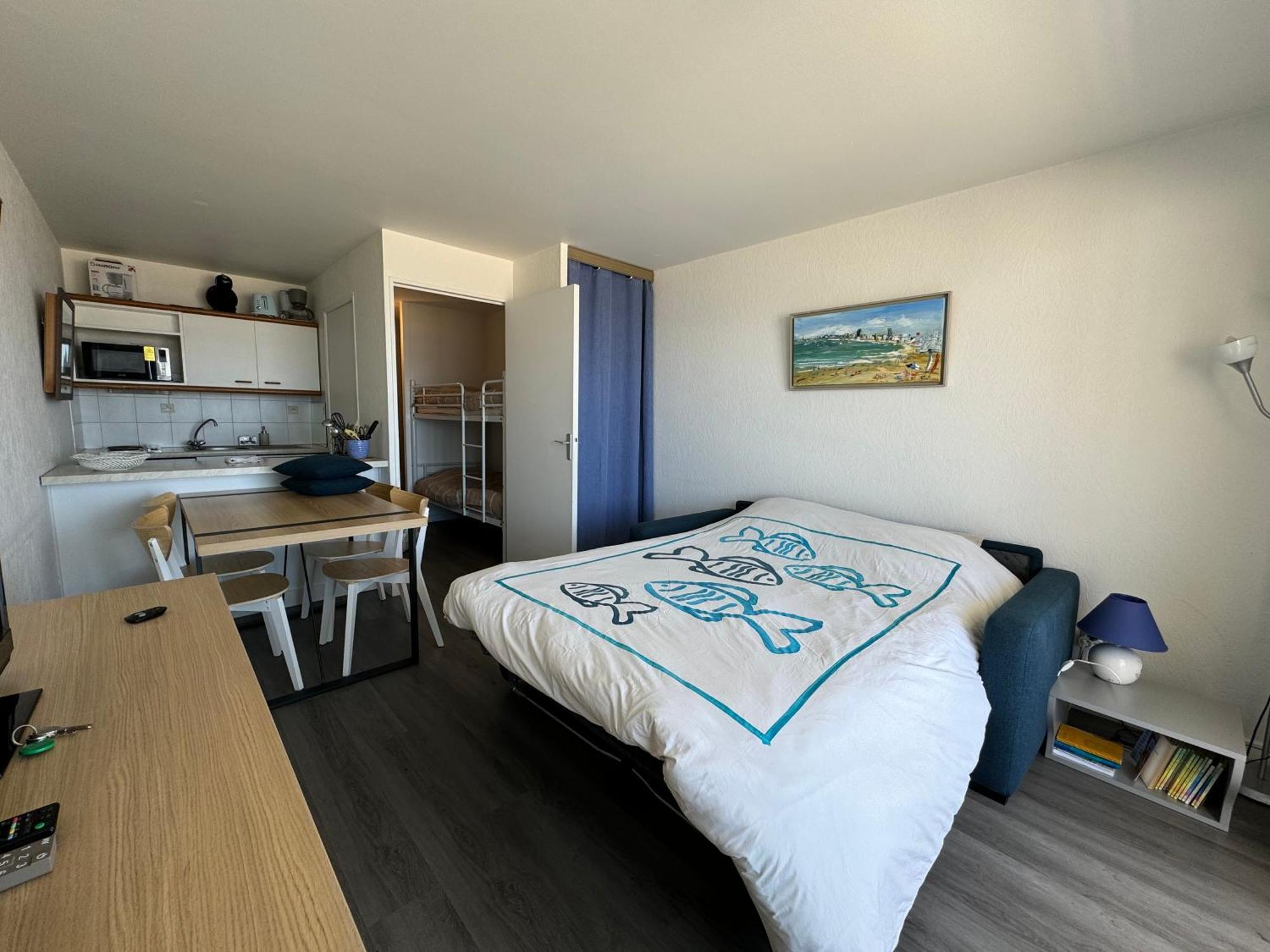 Cocon Cotier - Vue Sur Mer - Parking - Proche De La Thalasso - Terrasse بورنيشّيه المظهر الخارجي الصورة